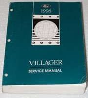 1998 Mercury Villager Service Manual