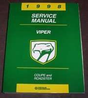 1998 Dodge Viper Service Manual