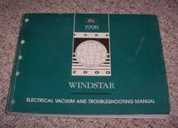 1998 Ford Windstar Electrical Wiring Diagrams Troubleshooting Manual