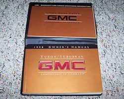 1998 GMC Yukon & Suburban Owner's Manual Set