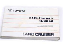 1998 Toyota Land Cruiser Owner's Manual