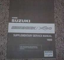 1998 Suzuki Sidekick & X-90 1600 Service Manual Supplement