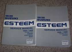 2000 Suzuki Esteem 1600 & 1800 Service Manual