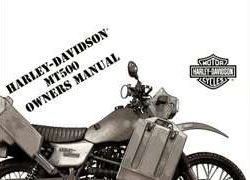 1999 Harley Davidson MT500 Owner's Manual