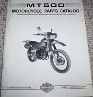 1999 Harley Davidson MT500 Parts Catalog
