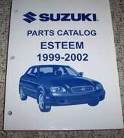 2000 Suzuki Esteem Parts Catalog Manual