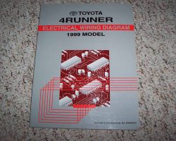 1998 Toyota 4Runner Electrical Wiring Diagram Manual