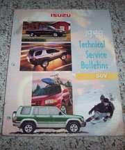 1999 Isuzu Amigo Service Bulletins Manual