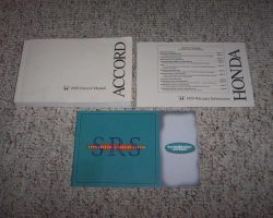1999 Honda Accord Sedan Owner's Manual Set
