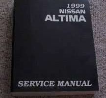 1999 Nissan Altima Service Manual