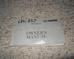 1999 Mazda B Series Pickup Owner's Manual