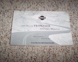1999 Nissan Frontier Owner's Manual