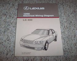 1999 Lexus LS400 Electrical Wiring Diagram Manual