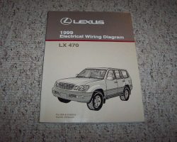 1999 Lexus LX470 Electrical Wiring Diagram Manual