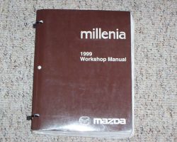 1999 Mazda Millenia Workshop Service Manual