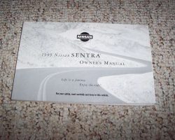 1999 Nissan Sentra Owner's Manual