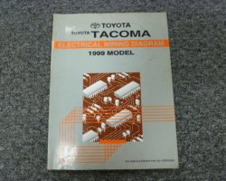 1999 Toyota Tacoma Electrical Wiring Diagram Manual
