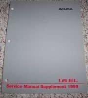 1999 Acura 1.6EL Service Manual Supplament