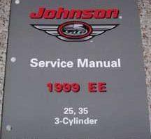 1999 Johnson 25 & 35 HP 3-Cylinder Models Service Manual