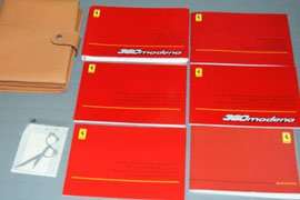 1999 Ferrari 360 Modena Owner's Manual