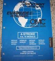 1999 Johnson Evinrude 9.9 & 15 HP 4 Stroke Models Parts Catalog