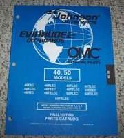 1999 Johnson Evinrude 40 & 50 HP Models Parts Catalog