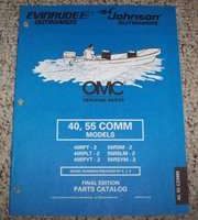 1999 Johnson Evinrude 40 & 55 Comm Models Parts Catalog