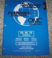 1999 Johnson Evinrude 50, 60 & 70 HP Models Parts Catalog