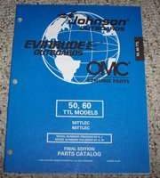 1999 Johnson Evinrude 50, 60 HP TTL Models Parts Catalog