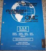 1999 Johnson Evinrude 5, 6 & 8 HP Models Parts Catalog