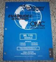 1999 Johnson Evinrude 90 & 115 HP Models Parts Catalog