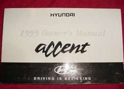1999 Hyundai Accent Owner's Manual