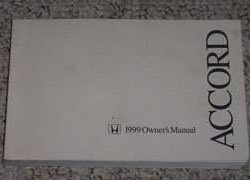 1999 Honda Accord Coupe Owner's Manual