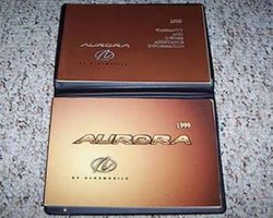 1999 Oldsmobile Aurora Owner's Manual Set