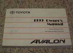 1999 Toyota Avalon Owner's Manual