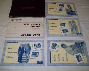 1999 Toyota Avalon Owner's Manual Set