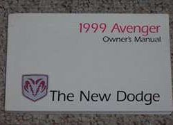 1999 Dodge Avenger Owner's Manual
