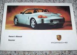 1999 Porsche Boxster Owner's Operator Manual User Guide