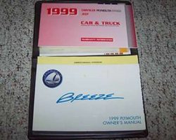 1999 Plymouth Breeze Owner's Manual Set