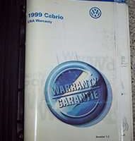 1999 Volkswagen Cabrio Owner's Manual