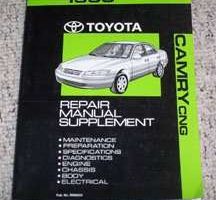 1999 Toyota Camry CNG Service Repair Manual Supplement