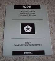1999 Plymouth Breeze Body Diagnostic Procedures Manual