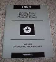 1999 Plymouth Breeze Chassis Diagnostic Procedures Manual
