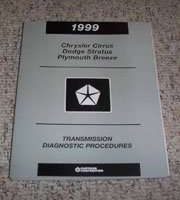 1999 Chrysler Cirrus Transmission Diagnostic Procedures