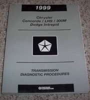 1999 Chrysler Concorde, LHS, 300M Transmission Diagnostic Procedures