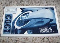 1999 Buell Cyclone M2, Lightning X1 & Thunderbolt S3 Owner's Manual