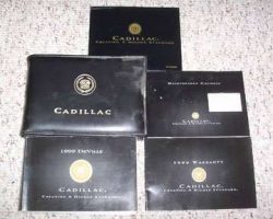 1999 Cadillac Deville Owner's Manual Set