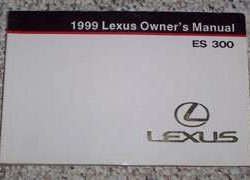 1999 Lexus ES300 Owner's Manual