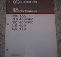 1999 Lexus LS400 New Car Features Manual