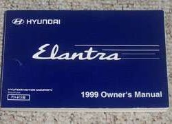 1999 Hyundai Elantra Owner's Manual